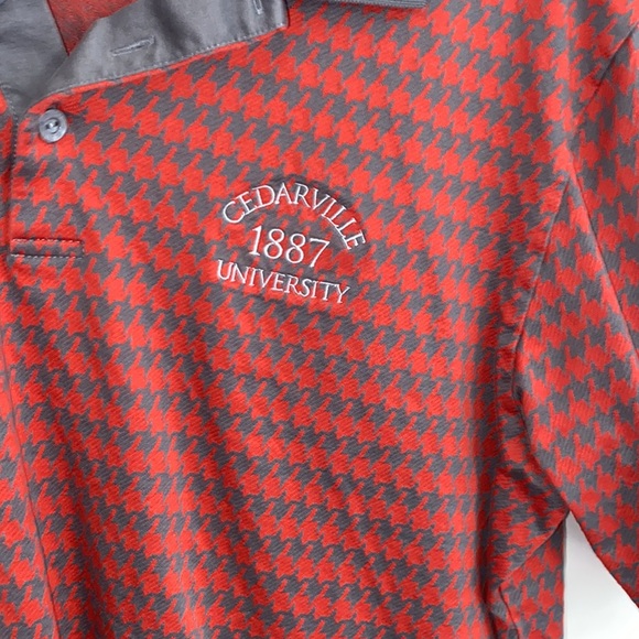 Cederville University Polo Golf Shirt (Bugatchi) - Picture 4 of 4